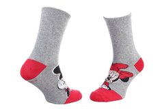 Шкарпетки Disney Minnie Minnie Head On Hand 1-pack gray/red — 13893120-4, 36-41, 3349610000930