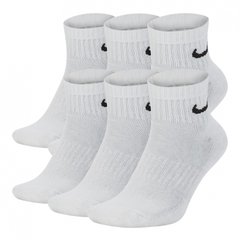 Носки Nike Everyday Csh Ankl 6-pack white — SX7669-100, 46-50, 194954124858