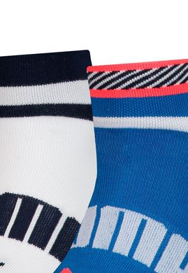 Шкарпетки Puma Boys' Quarter Stripe 2-pack white/blue — 104002001-020, 31-34, 8718824799261
