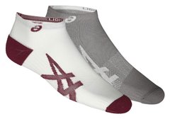 Шкарпетки Asics Lightweight Sock 2-pack white/gray — 130888-039, 39-42, 8718837141842