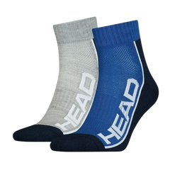 Шкарпетки Head Performance Quarter Unisex 2-pack grey/blue — 791019001-001, 39-42, 8718824970530