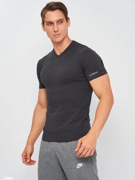 Футболка Kappa T-shirt Mezza Manica Scollo V 1-pack anthracite &mdash; K1311 Antracite, XXL, 8052394814147