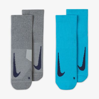 Носки Nike Multiplier Running Ankle 2-pack grayblue — SX7556-923, 42-46, 194955548929