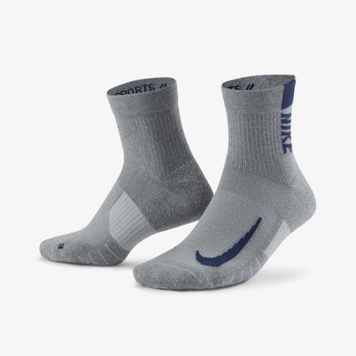 Носки Nike Multiplier Running Ankle 2-pack grayblue — SX7556-923, 34-38, 194955548905