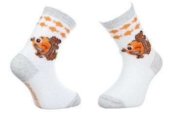 Шкарпетки Disney Nemo-Baby Boy Nemo And Wink white &mdash; 43847651-2, 19-22, 3349610003092