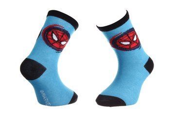 Шкарпетки Marvel Spider Man Head Spiderman light bleu/white &mdash; 43890147-7, 19-22, 3349610003597