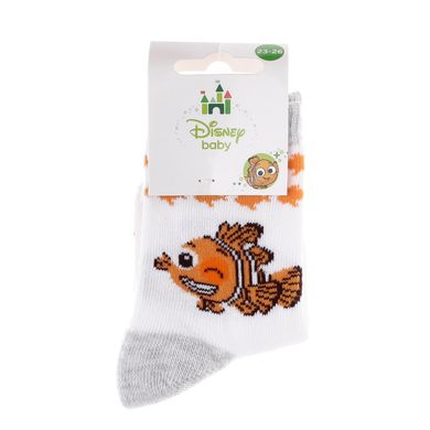 Шкарпетки Disney Nemo-Baby Boy Nemo And Wink white — 43847651-2, 23-26, 3349610003108
