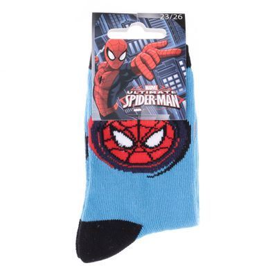Носки Marvel Spider Man Head Spiderman light bleu/white &mdash; 43890147-7, 19-22, 3349610003597