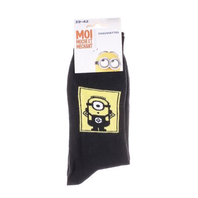 Шкарпетки Minions Minion In Square 1-pack black — 93153667-5, 39-42, 3349610011110