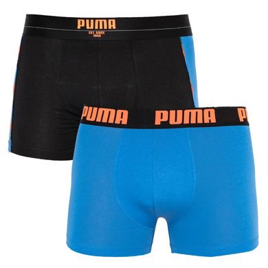 Трусы-боксеры Puma Statement Boxer 2-pack black/blue — 501006001-030, S, 8718824805764