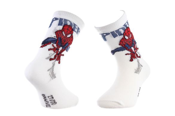 Шкарпетки Marvel Spider-Man Whole + Writing gray/yellow — 83892247-2, 23-26, 3349610008097
