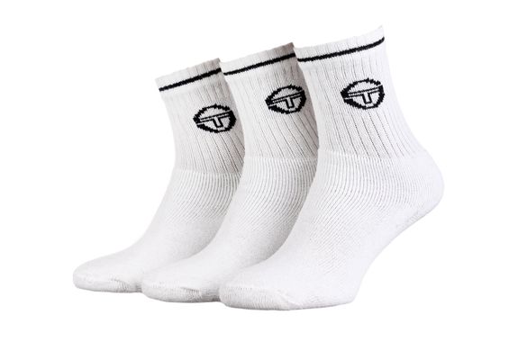 Шкарпетки Sergio Tacchini 3-pack white — 83520410-1, 27-30, 3349600132023