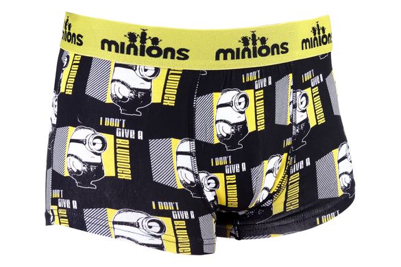Труси-боксери Minions Minion I Don'T Give Cube 1-pack black/yellow — 30890353-1, XL, 3349610001609