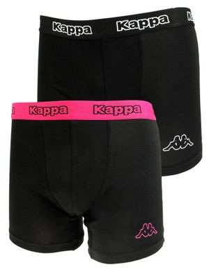 Трусы-боксеры Kappa Boxers 2-pack black/pink — 304JB30-979, XXL, 8016279420649