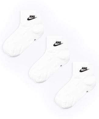 Шкарпетки Nike Everyday Essential Ankle 3-pack white — SK0110-101, 34-38, 193145890633