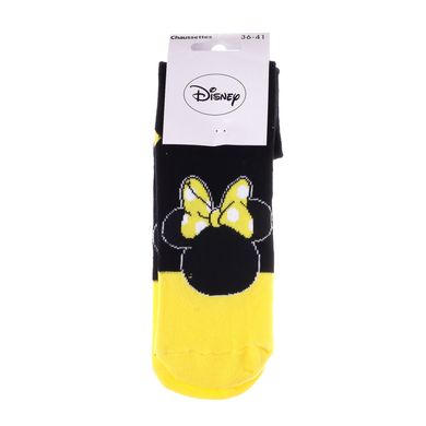 Носки Disney Minnie Contour Head + Bow 1-pack black/yellow — 13893120-7, 36-41, 3349610000961