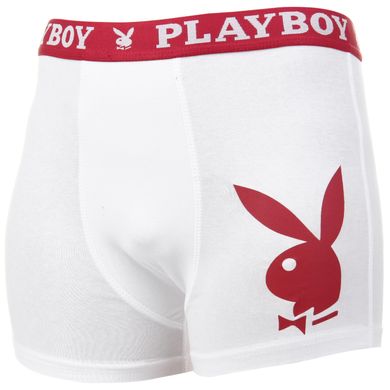 Труси-боксери Playboy Men's Underwear Classic 1-pack white — ANNYA-0001, L, 4050073003039
