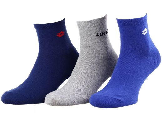 Шкарпетки Lotto 3-pack gray/blue — 93511414-2, 43-46, 3349600160637