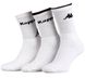Шкарпетки Kappa 3-pack white — 93520145-1, 43-46, 3349600164727