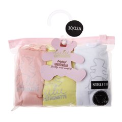 Трусики Lulu Castagnette Slip X3 Enfant Fille Lulu 3-pack white/pink/yellow — 83890483-2, 12-14, 3349610012421