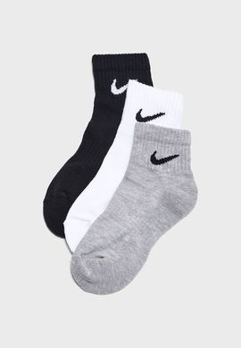 Носки Nike Everyday Cushion Ankle 3-pack black/gray/white — SX7667-901, 46-50, 888407236440