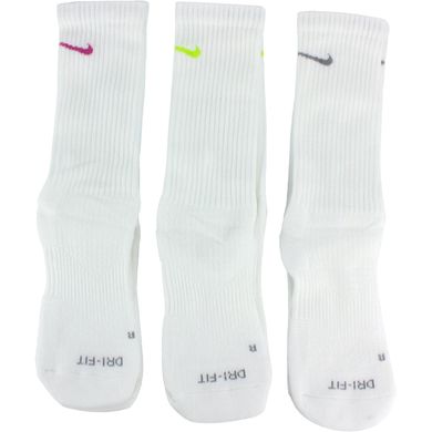 Шкарпетки Nike Dri-Fit Cushion Crew 3-pack white — SX4838-913, 34-38, 883412066228
