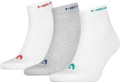 Шкарпетки Head QUARTER 3P UNISEX - 761011001-003, 43-46, 8720245075916