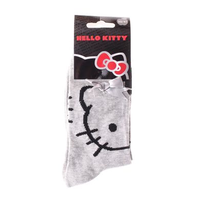 Шкарпетки Hello Kitty Kitty'S Head With Bow 1-pack gray — 13840875-3, 35-41, 3349610000114