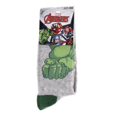 Носки Marvel Hulk gray — 83891648-6, 27-30, 3349610007687