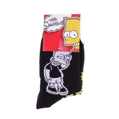 Шкарпетки The Simpsons Bart + Eat My Shorts black — 83897612-2, 31-34, 3349610009186