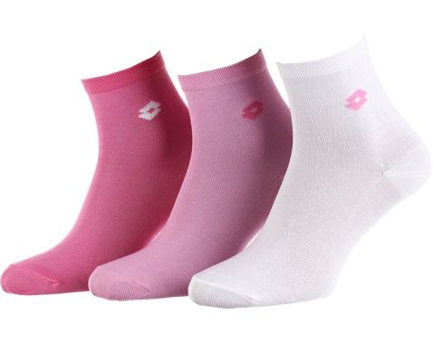 Носки Lotto 3-pack white/pink — 11510214-2, 36-41, 3349600194151
