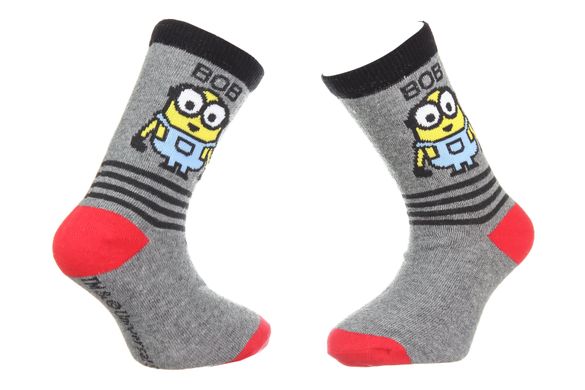 Шкарпетки Minions Bob gray — 35124-4, 31-34, 3349610002682