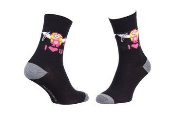 Шкарпетки Minions Minion + Wings + Arrows 1-pack black &mdash; 13890131-5, 36-41, 3349610011875