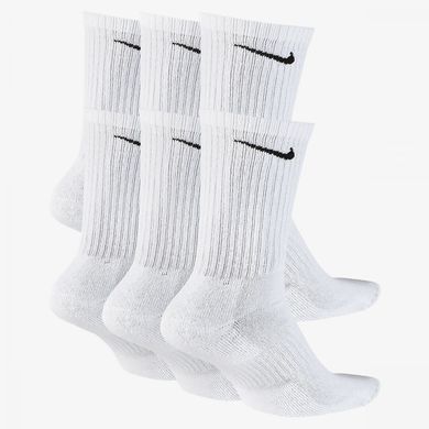 Носки Nike Everyday Cush Crew 6-pack white — SX7666-100, 46-50, 194954124810