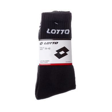 Шкарпетки Lotto 3-pack black — 93512414-2, 43-46, 3349600166332