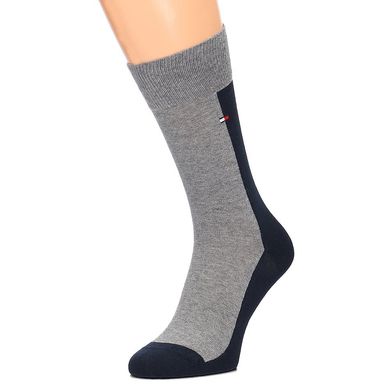 Носки Tommy Hilfiger Socks Key Style Half 2-pack black/gray/red — 482027001-085, 43-46, 8718824569055