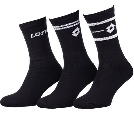 Шкарпетки Lotto 3-pack black — 93512414-2, 39-42, 3349600166325