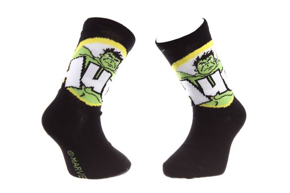 Шкарпетки Marvel Hulk black — 83899320-3, 35-38, 3349610009889