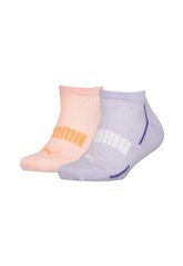 Носки Puma Girls' Mesh Sneaker 2-pack orange/purple — 104005001-012, 35-38, 8718824799476