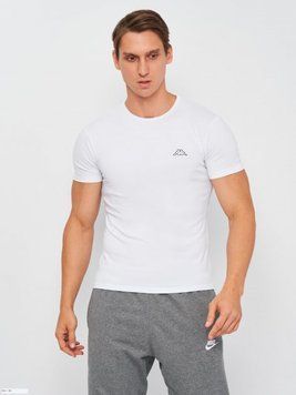 Футболка Kappa T-shirt Mezza Manica Girocollo білий Чол XL