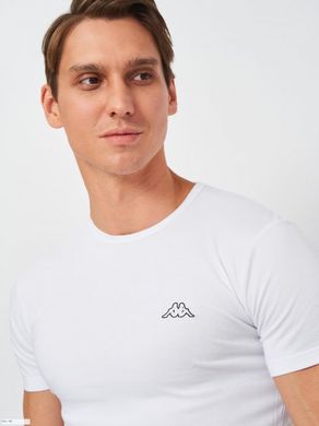 Футболка Kappa T-shirt Mezza Manica Girocollo 1-pack white — K1304 Bianco, XXL, 8052394813690