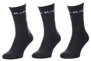 Шкарпетки Kappa Socks Logo Saboya 3-pack grey &mdash; 304MT00-906, 35-38, 8016279321991