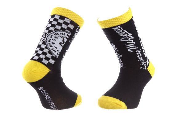 Шкарпетки Disney Black Checkerboard Chrono Coach yellow — 83841744-2, 31-34, 3349610006192