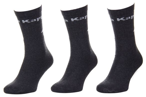 Носки Kappa Socks Logo Saboya 3-pack grey — 304MT00-906, 43-46, 8016279322097