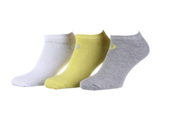 Шкарпетки Sergio Tacchini 3-pack white/gray/yellow — 13240735-2, 36-41, 3349607021313