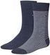 Носки Tommy Hilfiger Men Small Stripe Sock 2-pack blue/gray — 342029001-832, 43-46, 8718824651651
