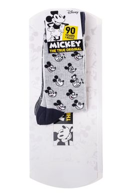 Носки Disney Mickey 90 Years Of Imagination / Head Mickey + 90 Ans / All Over Head Of Mickey 3-pack blue/gray — 93154162-2, 43-46, 3349610011226