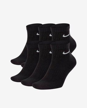 Шкарпетки Nike U NK EVERYDAY CUSH ANKL 6PR-BD чорний Уні 34-38