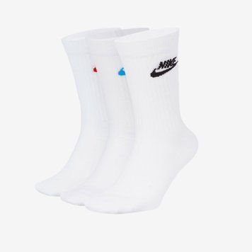 Шкарпетки Nike U NK NSW EVERYDAY ESSENTIAL CR 3PR білий, мультиколор Уні 34-38