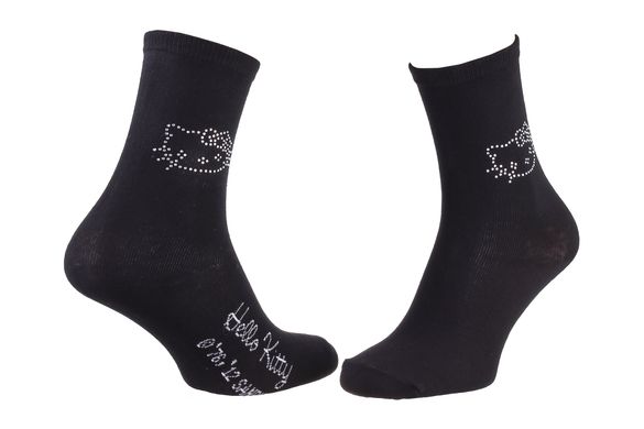 Шкарпетки Hello Kitty Contour Strass Kitty Head 1-pack black — 13840875-5, 35-41, 3349610000138